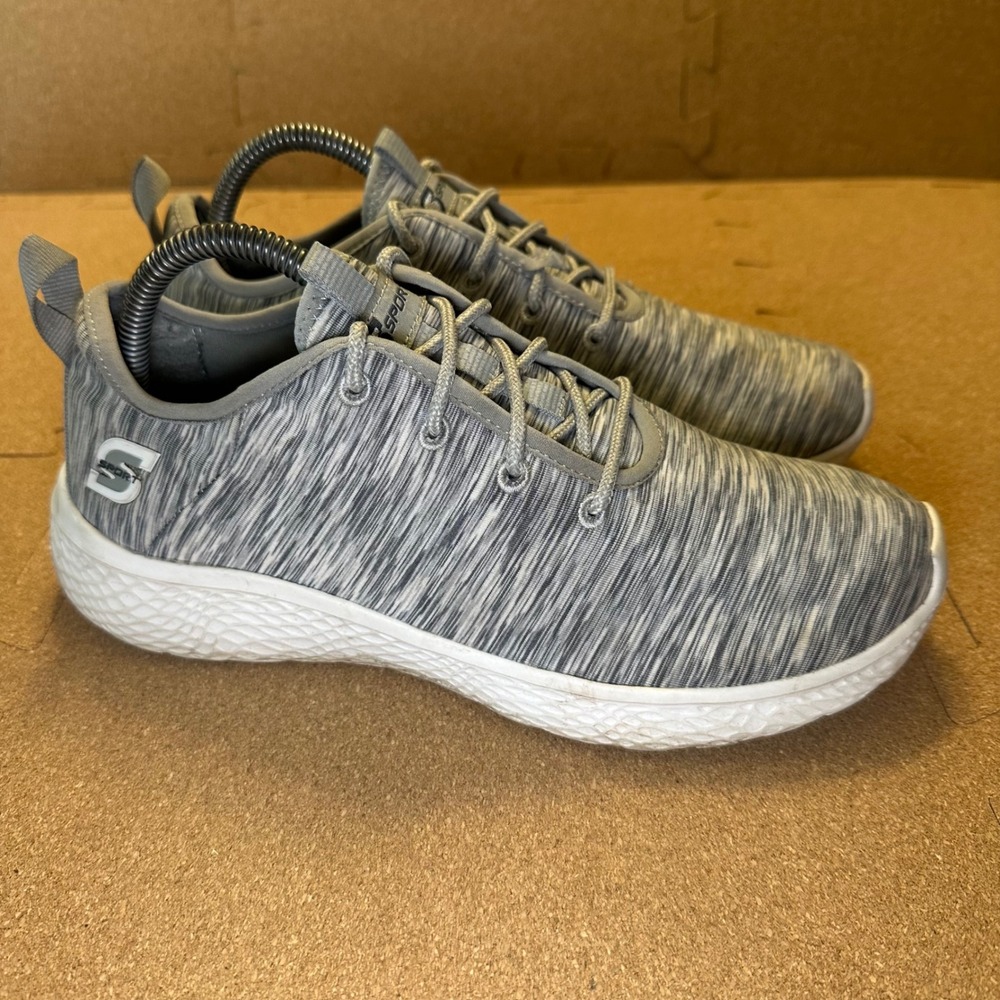 S Sport by Skechers Womens Grey Space Dye Athletic Sneakers F190-4‎ Size 9.5